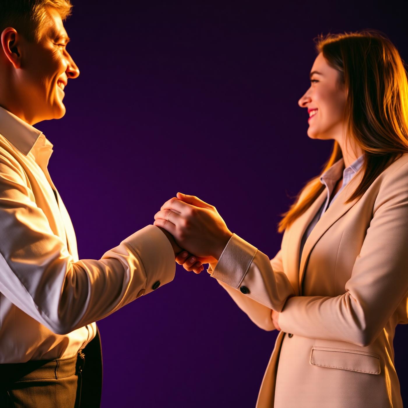 Partnership handshake